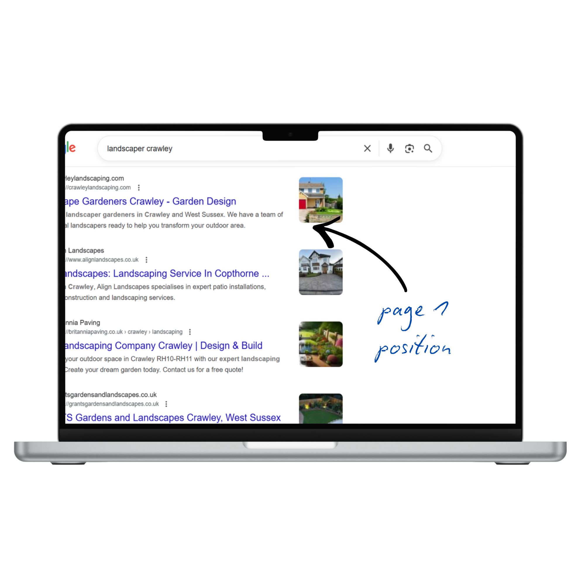 Landscaper ranking example